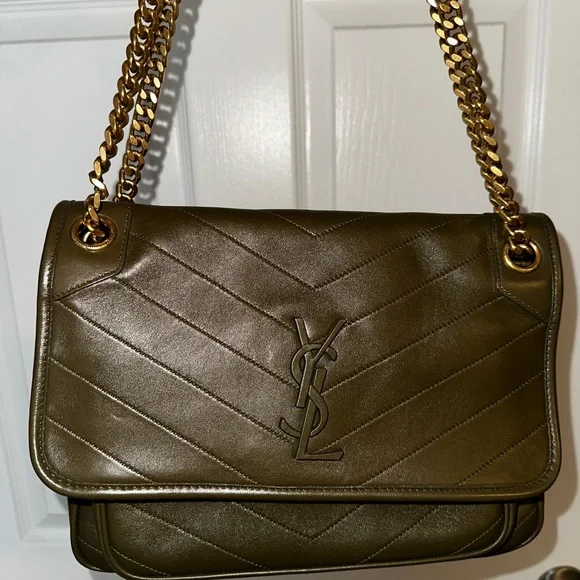 Saint Laurent Nikki green/gold - Picture 5 of 10